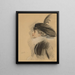 Portrait von Belle da Costa Greene - Paul César Helleu — gerahmtes Bild an der Wand