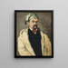 Antoine Dominique Sauveur Aubert geboren 1817 der Onkel des Künstlers - Paul Cézanne — gerahmtes Bild an der Wand