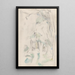 Weg im Wald - Paul Cézanne — gerahmtes Bild an der Wand