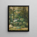 Maisons au Chou, Pontoise - Paul Cézanne — gerahmtes Bild an der Wand