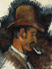 Mann mit einer Pfeife - Paul Cézanne — Ansicht des Kunstwerks