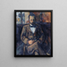 Portrait von Ambroise Vollard - Paul Cézanne — gerahmtes Bild an der Wand