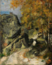 Rochers dans la forêt Fontainebleau - Paul Cézanne — Ansicht des Kunstwerks