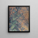 Felsen und Zweige, Bibmus - Paul Cézanne — gerahmtes Bild an der Wand