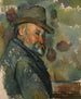 Selbstporträt mit Hut - Paul Cézanne — Ansicht des Kunstwerks