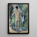 Badende stehend Rückansicht - Paul Cézanne — Ansicht des Kunstwerks