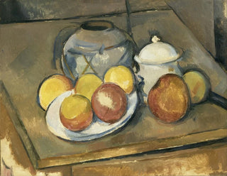 Paul Czanne - StrawTrimmed Vase Sugar Bowl and Apples.webp