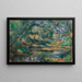 Der Bach - Paul Cézanne — gerahmtes Bild an der Wand