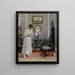 La lettre - Paul Fischer — gerahmtes Bild an der Wand