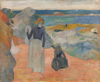 Strandszene - Paul Gauguin — Ansicht des Kunstwerks