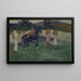 Komposition mit Figuren und einem Pferd - Paul Gauguin — gerahmtes Bild an der Wand