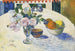 Blumen und Obstschale auf einem Tisch - Paul Gauguin — Ansicht des Kunstwerks