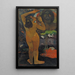 Hina Tefatou La Lune et la Terre - Paul Gauguin — gerahmtes Bild an der Wand