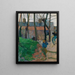Maisons au Pouldu - Paul Gauguin — gerahmtes Bild an der Wand