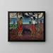 Le Raro te Oviri sous le Pandanus - Paul Gauguin — gerahmtes Bild an der Wand