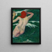In the Waves Dans les Vagues - Paul Gauguin — gerahmtes Bild an der Wand