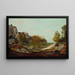Landschaft bei Saint-André in der Nähe von Marseille - Paul Gauguin — gerahmtes Bild an der Wand
