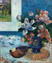 Stillleben mit Pfingstrosen aus China und Mandoline - Paul Gauguin — Ansicht des Kunstwerks