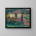 Warum bist du wütend? - Paul Gauguin — gerahmtes Bild an der Wand