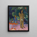 Die Worte des Teufels - Paul Gauguin — gerahmtes Bild an der Wand