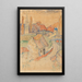 Landschaft von Bretagne - Paul Gauguin — gerahmtes Bild an der Wand