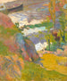 Pêcheur et baigneurs sur l'Aven - Paul Gauguin — Ansicht des Kunstwerks