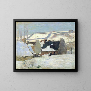 Paul Gauguin - PontAven sous la neige ou Effet de neige.webp
