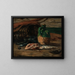 Stillleben - Paul Gauguin — gerahmtes Bild an der Wand