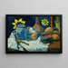 Stillleben mit Teekanne und Früchten - Paul Gauguin — gerahmtes Bild an der Wand