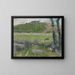 Sur l'Aven en amont de Pont-Aven - Paul Gauguin — gerahmtes Bild an der Wand