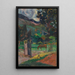 Landschaft Tahiti - Paul Gauguin — gerahmtes Bild an der Wand