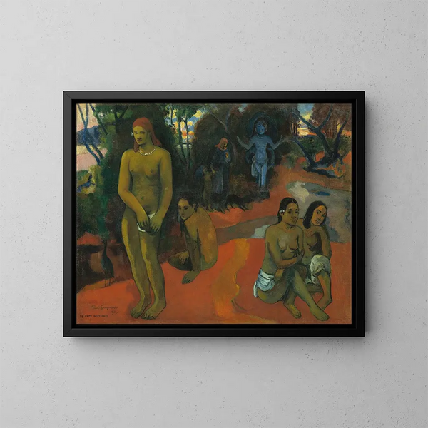 Les Eaux Délectables de Te Pape Nave Nave - Paul Gauguin — gerahmtes Bild an der Wand