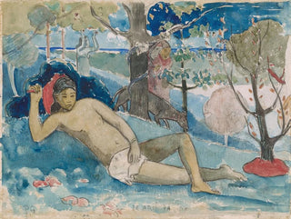 La femme sauvage - Paul Gauguin — Ansicht des Kunstwerks