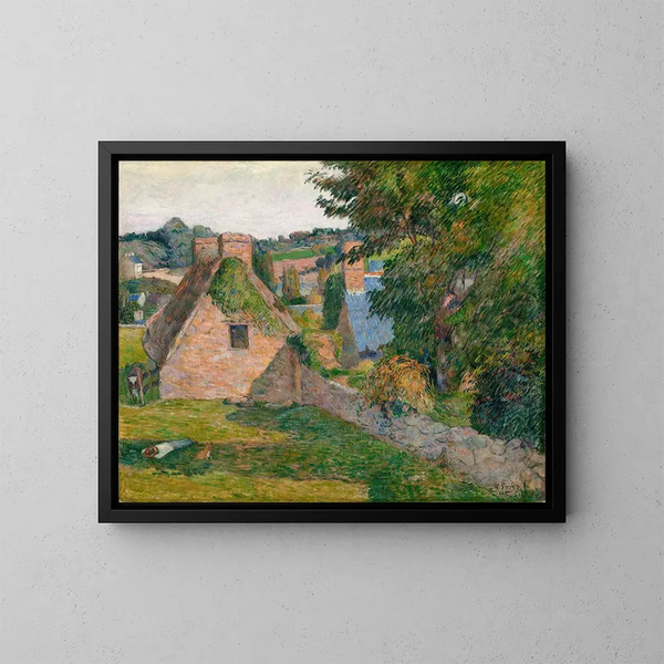 Der DeroutLollichon-Feld - Paul Gauguin — gerahmtes Bild an der Wand