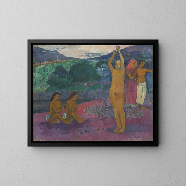 L'Invocation - Paul Gauguin — gerahmtes Bild an der Wand