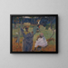 Die Mangroven der Martinique - Paul Gauguin — gerahmtes Bild an der Wand