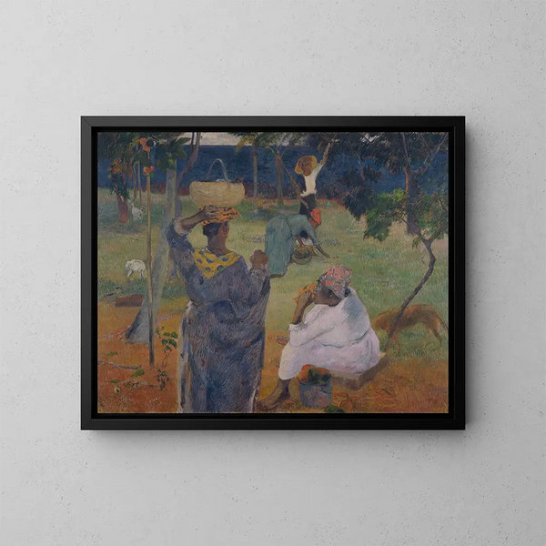 Die Mangroven der Martinique - Paul Gauguin — gerahmtes Bild an der Wand