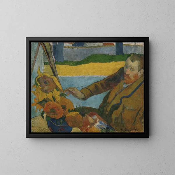 Sonnenblumen - Paul Gauguin — gerahmtes Bild an der Wand