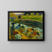 Les laveuses - Paul Gauguin — gerahmtes Bild an der Wand
