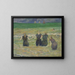 Frauen beim Baden - Paul Gauguin — gerahmtes Bild an der Wand
