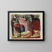 Häuser - Paul Gauguin — gerahmtes Bild an der Wand