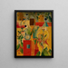 Ohne Titel - Paul Gauguin — gerahmtes Bild an der Wand