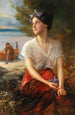 La jolie pêcheuse - Paul Hermann Wagner — Ansicht des Kunstwerks