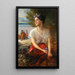 La jolie pêcheuse - Paul Hermann Wagner — gerahmtes Bild an der Wand
