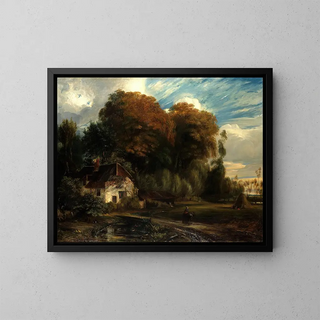 Paul Huet - Caretakers Cottage in the Forest of Compiegne.webp