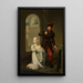 Nonne vertueuse - Paul Joseph Bardou — gerahmtes Bild an der Wand