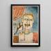 Adam und die kleine Eva - Paul Klee — gerahmtes Bild an der Wand