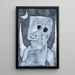 Kandidat Engel - Paul Klee — gerahmtes Bild an der Wand