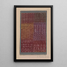 Vorhang - Paul Klee — gerahmtes Bild an der Wand