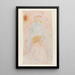 Beginn im Kabarett - Paul Klee — gerahmtes Bild an der Wand